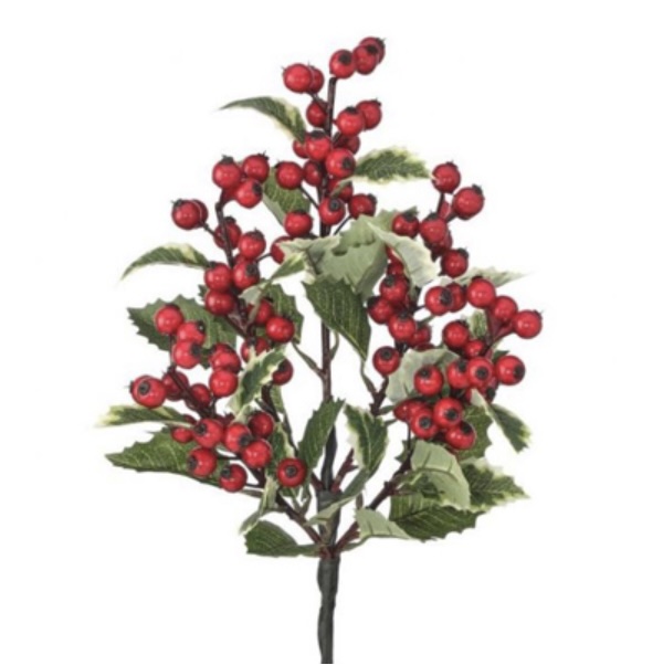 Mixed Holly Berry Spray