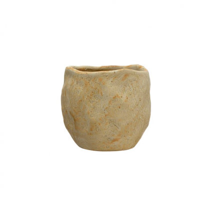 Tan Stoneware Cup