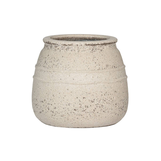 Chalk White Hestia S Pot