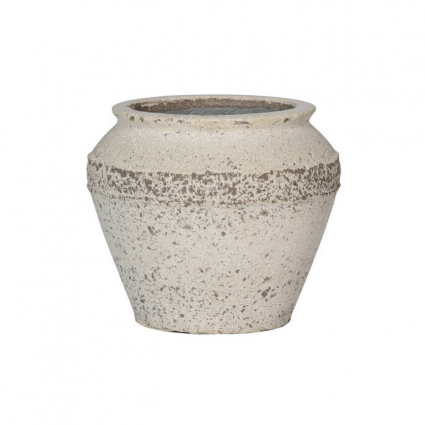 Chalk White Eros S Pot