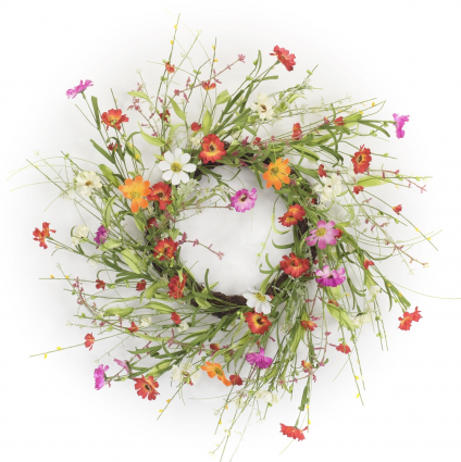 Mixed Floral Wreath