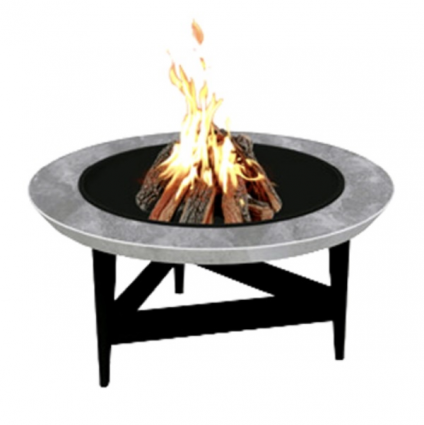 FIRE PIT, 40" WOOD BURNING TABLE