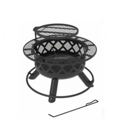 FIRE PIT, 24" RANCH W/GRILL