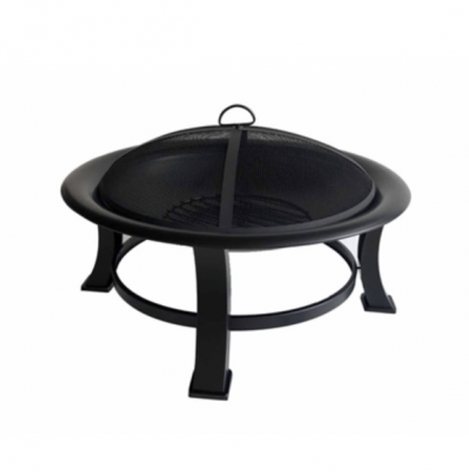 FIRE PIT, 30" BLACK