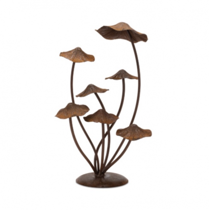 Iron Mushroom Sculpture 