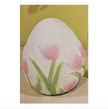 Small Egg with Tulips