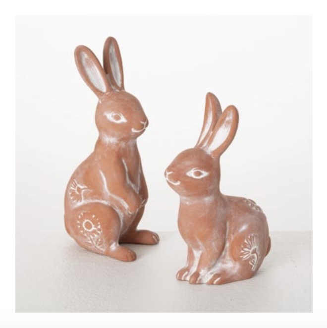 Terra Cotta Rabbit Assortment