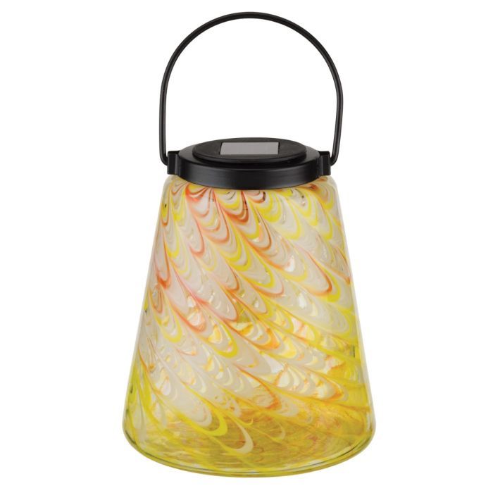 Solar Murano Amber Lantern