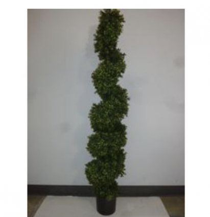 Artificial Boxwood Spiral Topiary