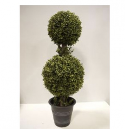 Artificial Double Ball Boxwood Topiary