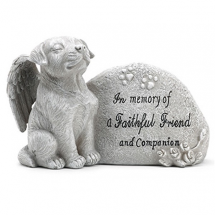 Faithful Friend Dog Memorial Plaque