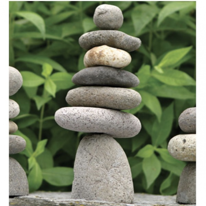 Seven Stone Cairn - Natural Balance Sculpture