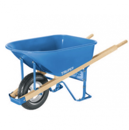 Blue Steel Flat Free Wheelbarrow