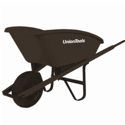 Black Poly Wheelbarrow 5cu ft