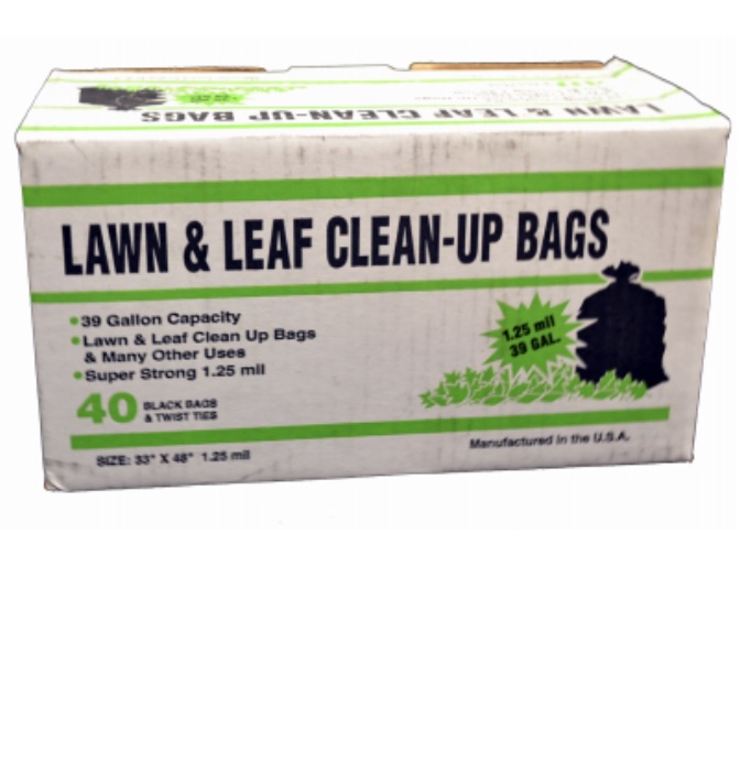 Lawn & Leaf Bag, 39-gallon capacity