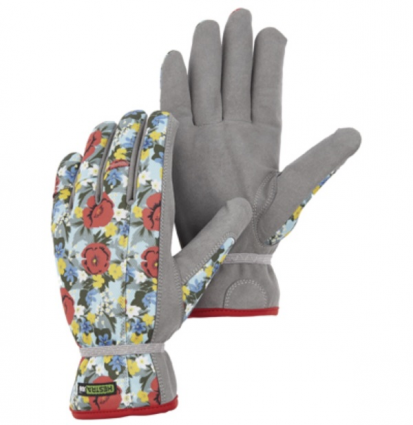  Robin Floral/Grey Gloves (Size 8)