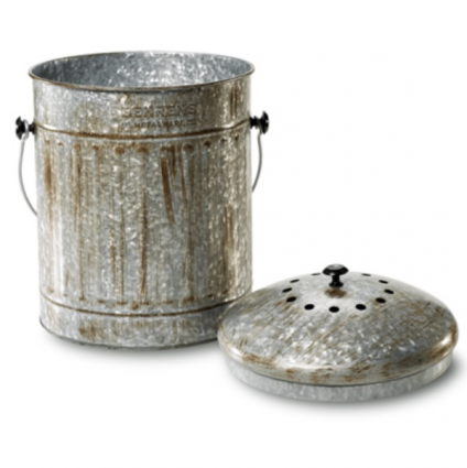 Galvanized Compost Pail 4G