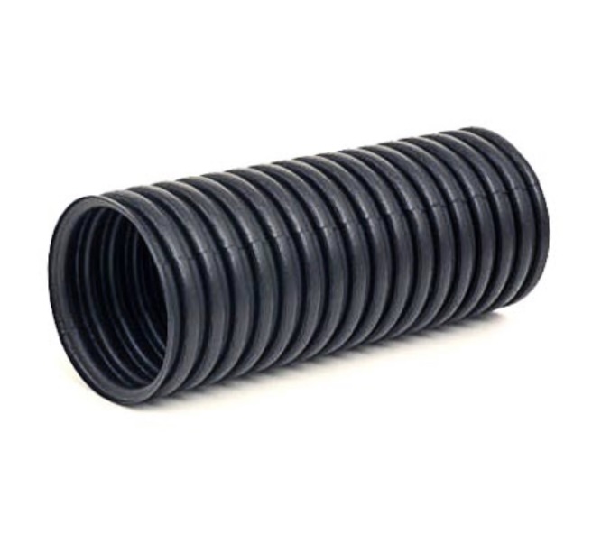 Corrugated Slotted Poly Drainage Tube 4" x 10'