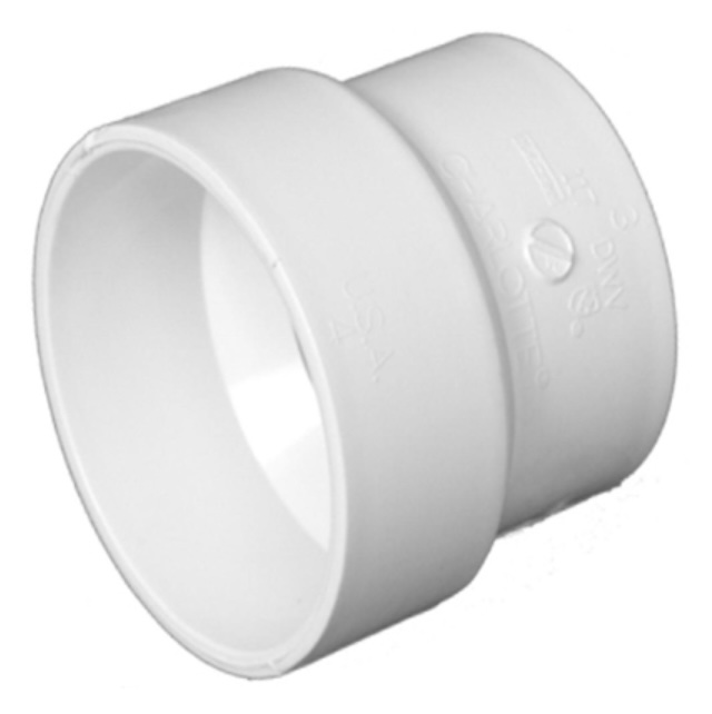 PVC Sewer Pipe Adapter Coupling 4 X 3