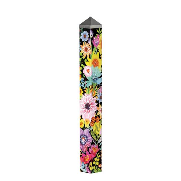 ART POLE, 40" WILD GARDEN