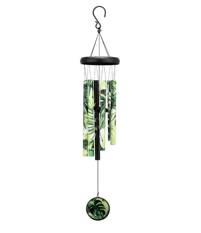 Tropical Leaves Windchime