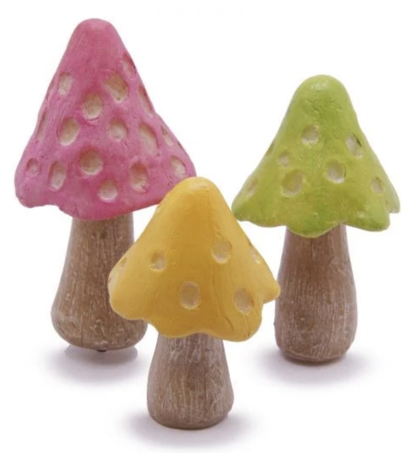 Fairy Mini Glow Mushrooms (set)