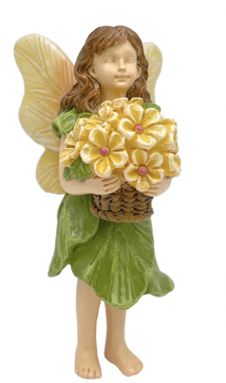 Fairy Holding a Flower Basket