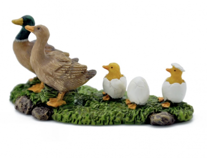 Fairy Garden Duck Family