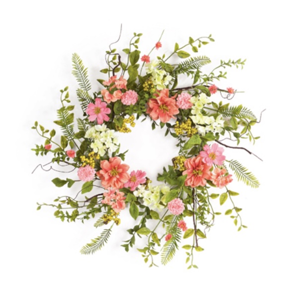 Cosmos & Berry Wreath 27"