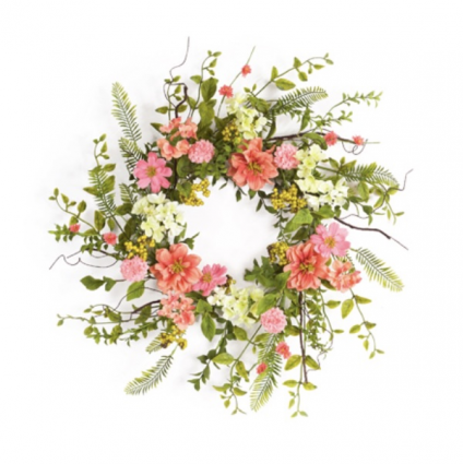 Cosmos & Berry Wreath 27"