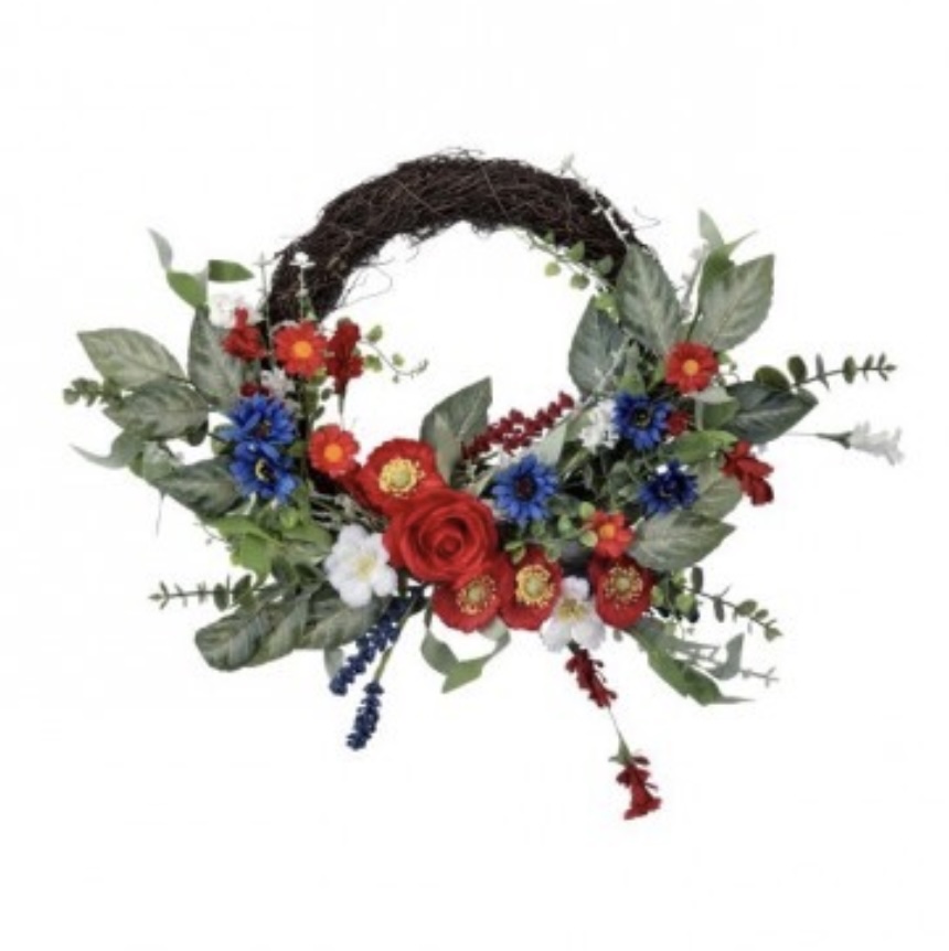 Country Patriotic Wreath 20"