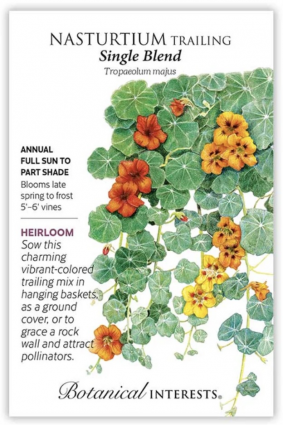 Single Blend Trailing Nasturtium Seeds