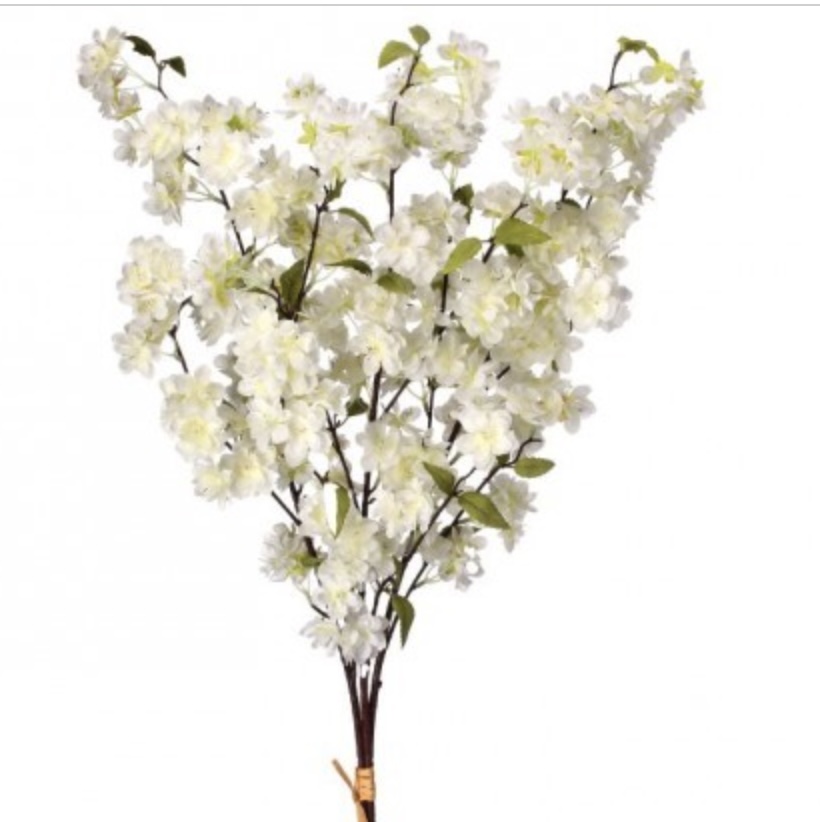 White Cherry Blossom Bundle 43"