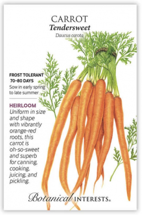 Tendersweet Carrot Seeds