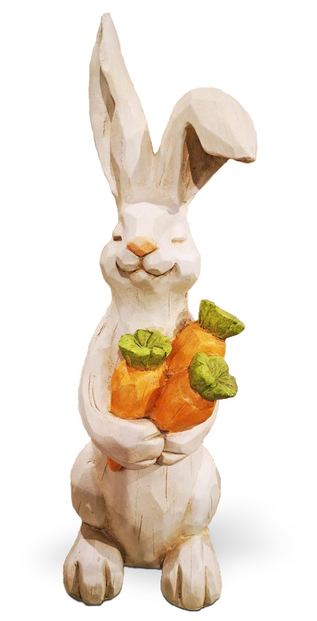 Bunny Holding Carrots