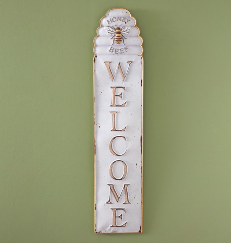 Honey Bees Welcome Sign 43.5"