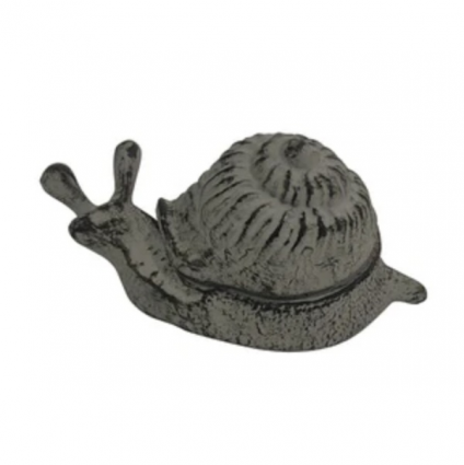 Cast Iron Snail Key Hide 5"