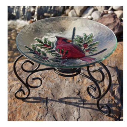 Black Birdbath Stand