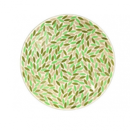 Mosaic Green Birdbath | Suburban Lawn & Garden