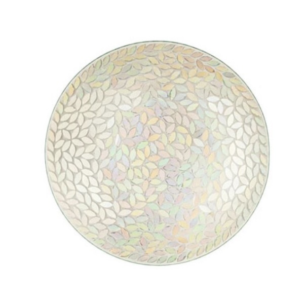 Mosaic Iridescent Birdbath