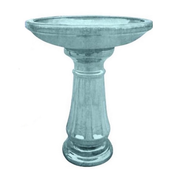 Green Miami Birdbath