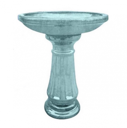 Green Miami Birdbath