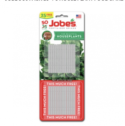 Jobes® Houseplant Food Container Spikes 13-4-5 50 pack