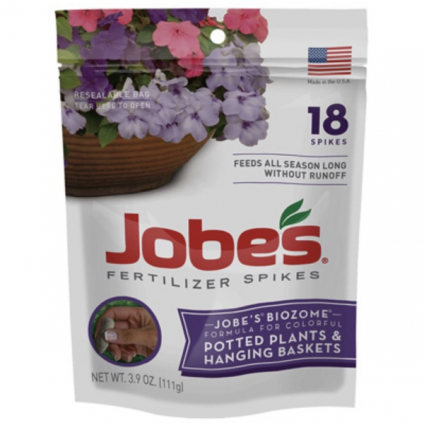 Jobes® Potted Plants & Hanging Baskets Fertilizer Spikes 18 pack