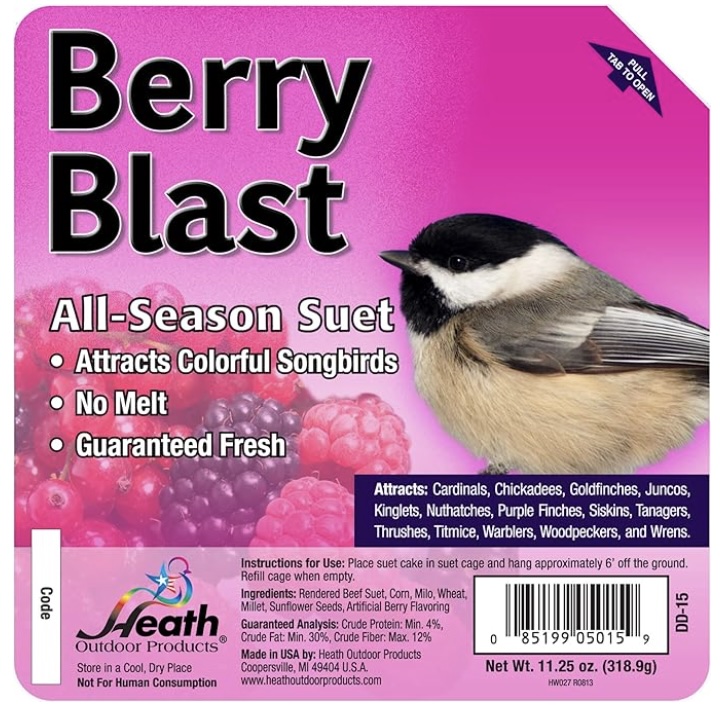 Berry Blast All-Season Suet Cake