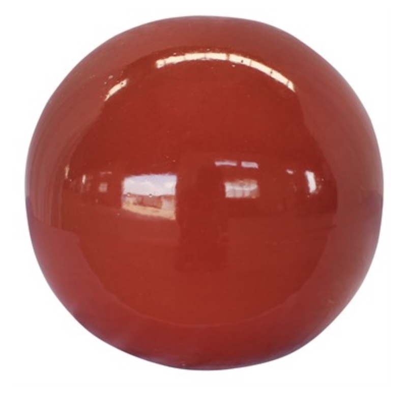 Red Ceramic Sphere 10"