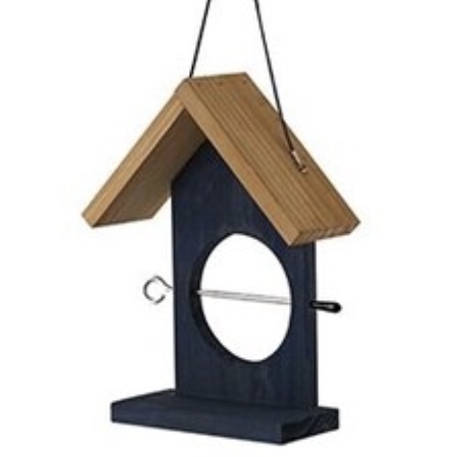 Blue Wood Fruit Feeder 