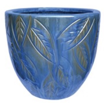 Ultramarine Falling Leaf Planter 20"