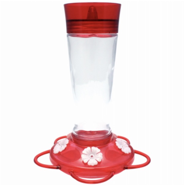 Ruby Glass Hummingbird Bird Feeder