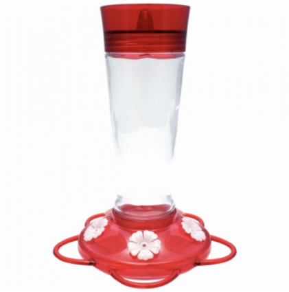 Ruby Glass Hummingbird Bird Feeder